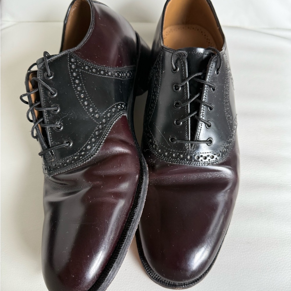 Johnston & Murphy Black and Brown Oxfords